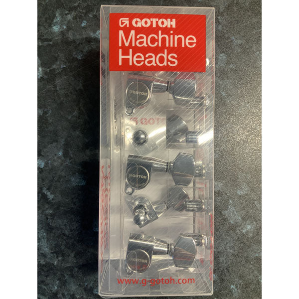 Gotoh - 07 Chrome Guitar Machine Heads - Six in a Line