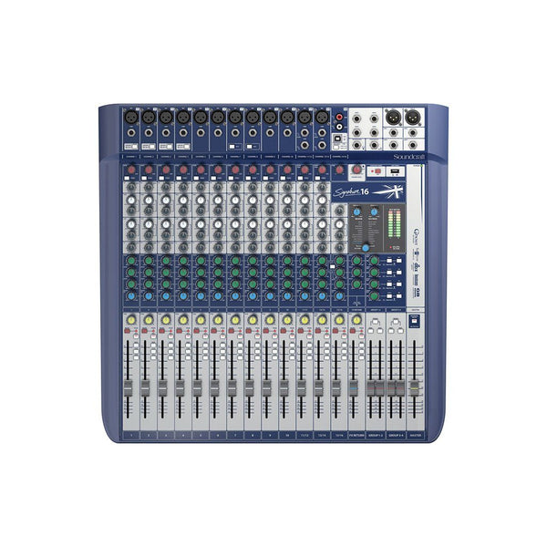 SOUNDCRAFT SIGNATURE16 10 MONO 2 STEREO 1 USB ANALOG CONSOLE