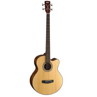 Cort - Acoustic Electric Bass Guitar - Natural Satin