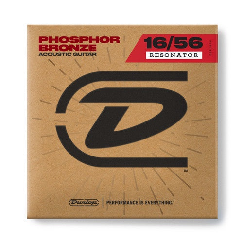 Dunlop - Phosphor Bronze Resonator Acoustic Guitar Strings - 16/56