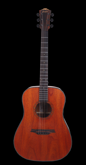 Bromo - Tahoma Series - Dreadnought Acoustic Guitar - Solid Mahogany Top