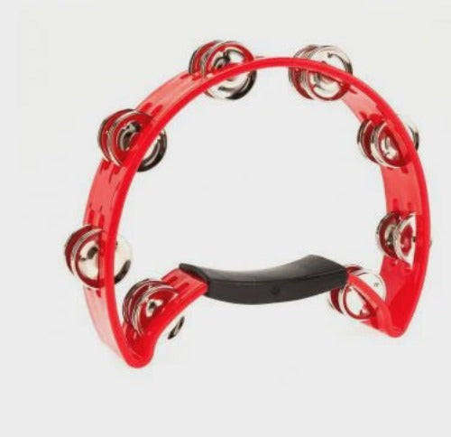 Tambourines Red 1/2 Moon
