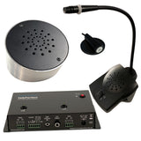 Pro 2-way Counter Intercom System w/mics