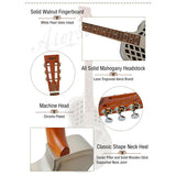 Aiersi - Resonator Parlour Acoustic Electric Guitar - Satin Chrome
