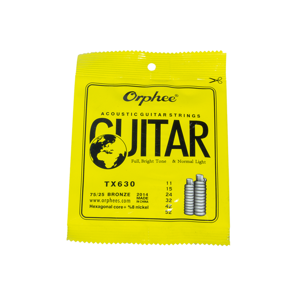 Orphee - Bronze Steel String Guitar Strings - 11/52