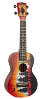 Mahalo - Artist Elite Series Concert Ukulele - Wild West