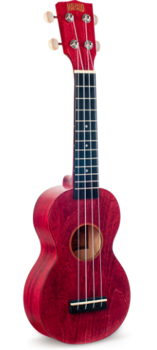 Mahalo - Island Series Soprano Ukulele - Cherry Red