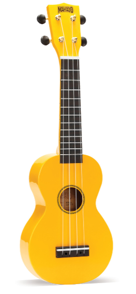 Mahalo - Rainbow Series Soprano Ukulele - Yellow