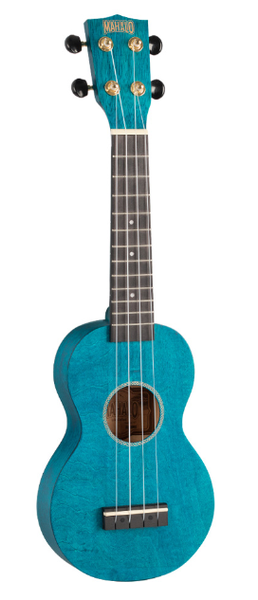 Mahalo - Slimline Soprano Ukulele - Blue