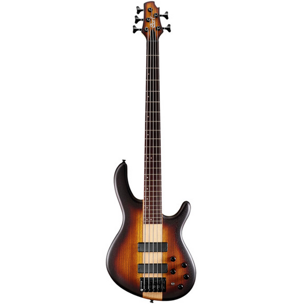 Cort - 5-String Bass Guitar - Open Pore/Tobacco Burst