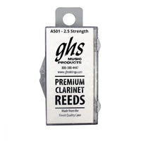 Ghs A500 Clarinet Reeds 2.5 Strength Pack Of 5