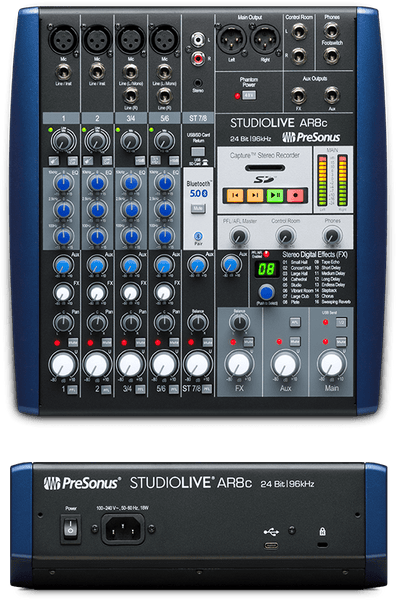 PRESONUS 8 CH DIGITAL/ANALOG MIXER