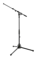 K&M Low-Level Telescopic Mic Stand with 2-Piece Boom Arm - 5/8" Thread