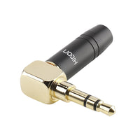 Hi-Con - HI-J35SA - 3 pin right angle mini jack cord connector.