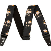 Fender - 2" Floral Guitar Strap - Black