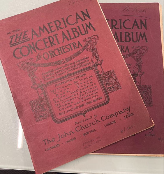 American Concert Album - Parts for Violin and Piano Accompaniment (Second Hand)