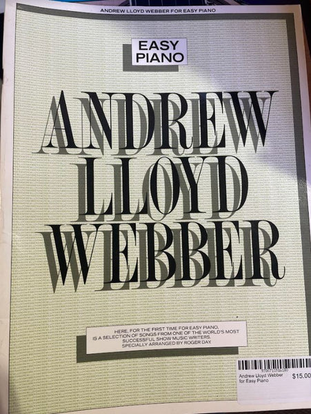 Andrew Lloyd Webber for Easy Piano