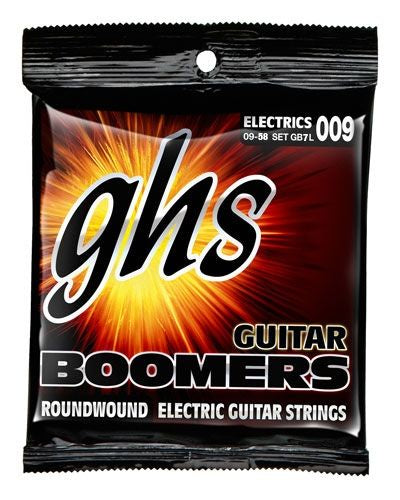 GHS - 7-String Boomers - Roundwound Electric Guitar Strings - 9/58