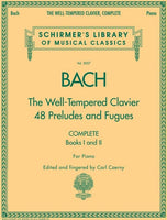 Schirmer Edition - Bach Well Tempered Clavier Complete for Piano
