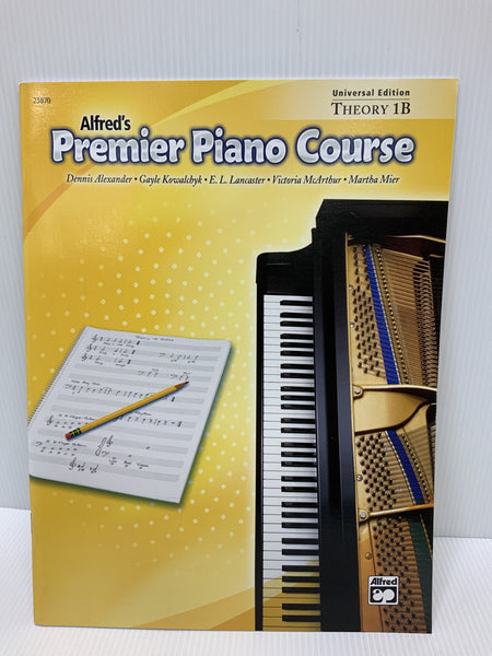 Alfred's - Premier Piano Course - Theory 1B