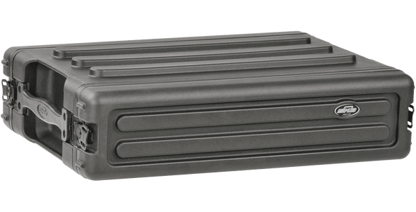2U SHALLOW ROTO RACK WITH STEEL RAILS