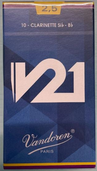 Vandoren - Single V21 Clarinet Reed - 2.5