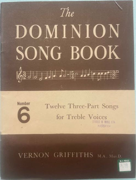 Dominion Song Book for Treble Voices (Second Hand)