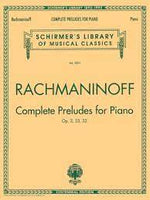 Schirmer Edition - Rachmaninoff - Complete Preludes for Piano