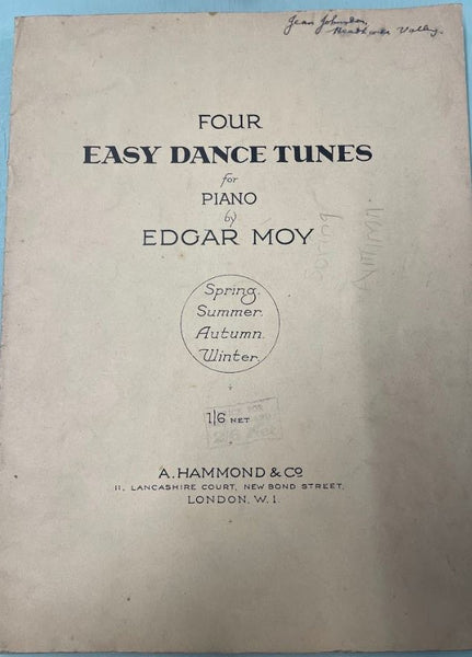 4 Easy Dance Tunes for Piano (Second Hand)