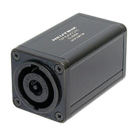 Neutrik - NL8MM - 8 pole speakON feedthrough adapter for cable extensions.
