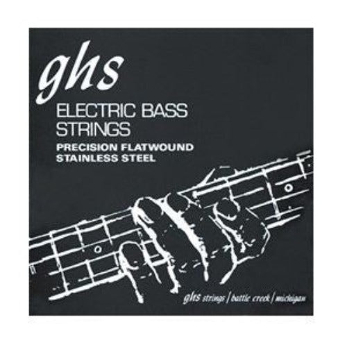GHS - Precision Flatwound Short Scale Bass Guitar Strings - 45/95