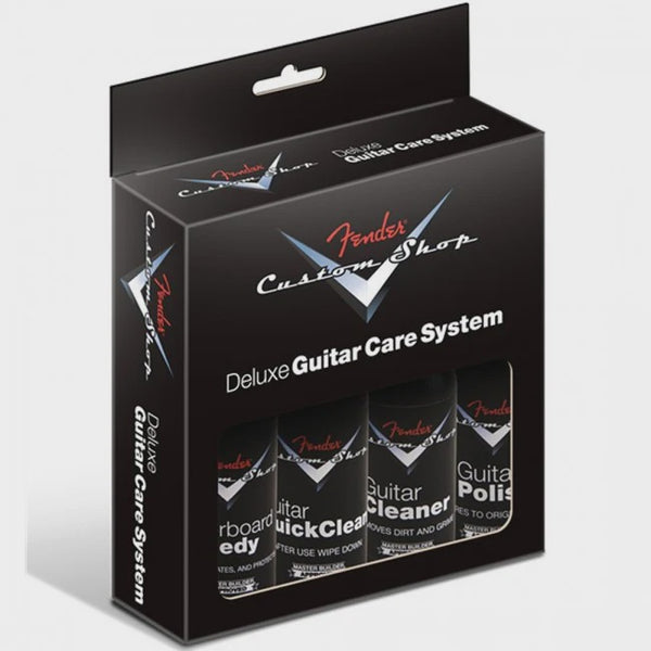 Fender - Custom Shop Deluxe Guitar Care System Kit - 4 Pack