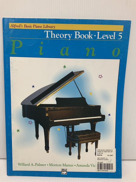 Alfred's - Piano Theory Book - Level 5