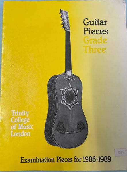 Trinity Guitar Pieces Grade 3 - 1986/1989 (Second Hand)