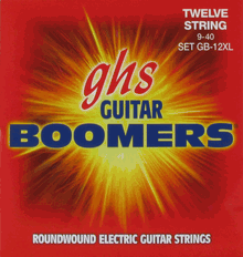 Ghs 12-string Electric Boomers Extra Light 009-040