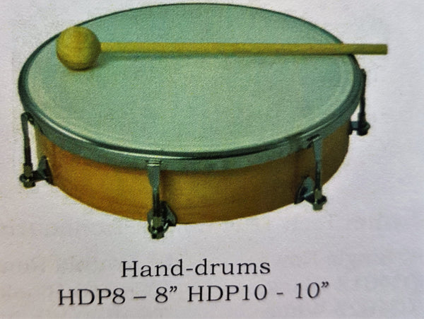 Power Beat - Hand Drum with Beater - 8 inch