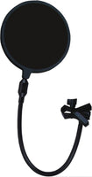 Proel Mic Pop Shield on Gooseneck Fitting+Case BLACK