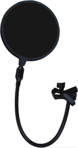 Proel Mic Pop Shield on Gooseneck Fitting+Case BLACK