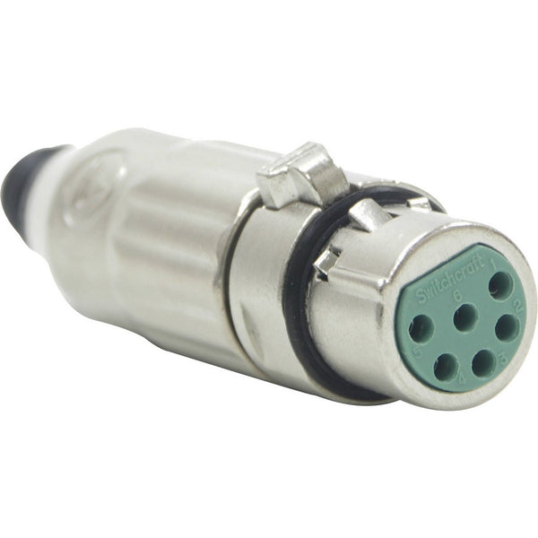 Switchcraft Quick-fit XLR - all metal (female) - 6 pole