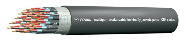 Proel Bulk Signal Multicore Cable 12 Way 100% Foil+PVC