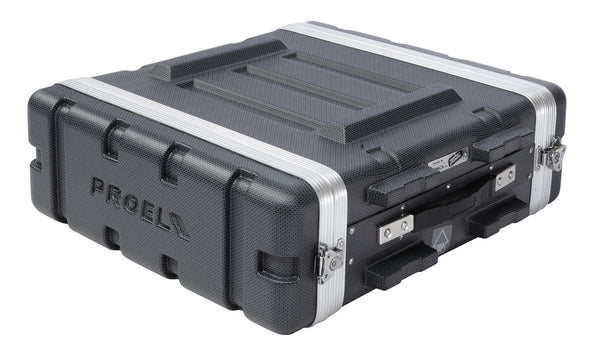 Proel ABS 19" Rack Case 3U 42cm Depth 2 Lids