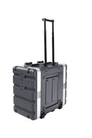 Proel ABS 19" Rack Case 6U 2 Lids Trolley Style