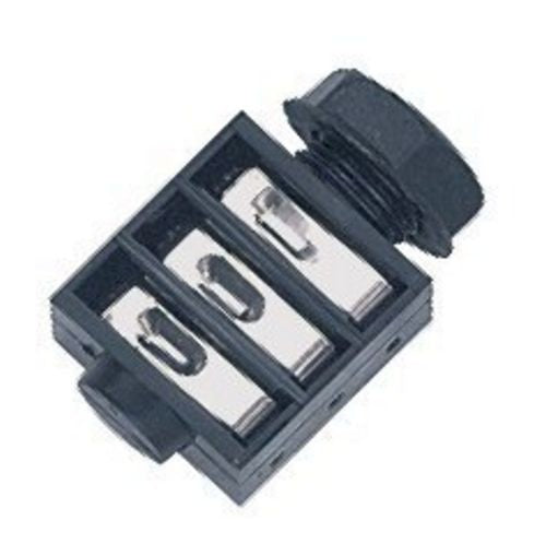 Stereo Jack Connector 6.3mm Panel Mount FEMALE - P310