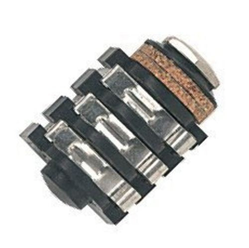 Stereo Jack Connector 6.3mm PCB Mount FEMALE - P395