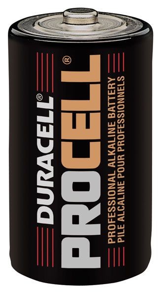 Procell Alkaline Battery 1.5V D Size 12 Pack