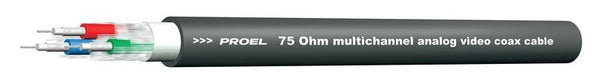Proel Bulk Video Cable 3 Way Coaxial RGB 75 Ohm Analog