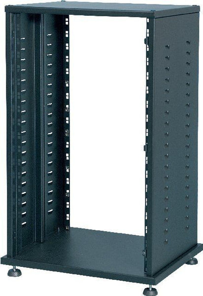 Proel Mobile 19" Rack 30U Side Vents + Castors BLACK