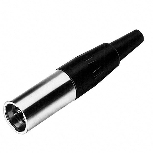 TA3M Mini XLR Connector 3 Pin Cord Plug MALE