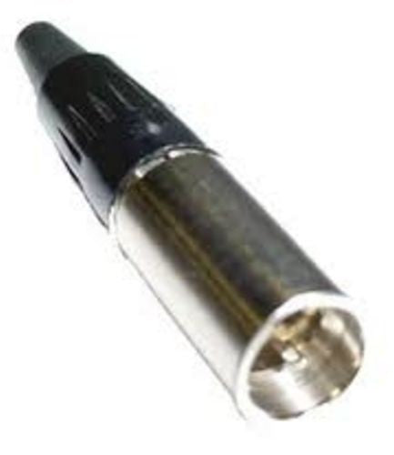 Mini XLR Connector 4 Pin Cord Plug MALE
