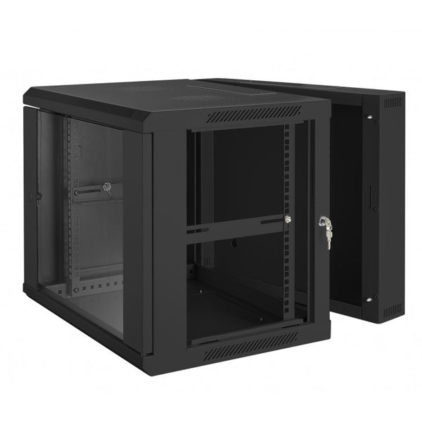 Proel Wall Mount 19" Rack Box 9U BLACK - WMRCD6509